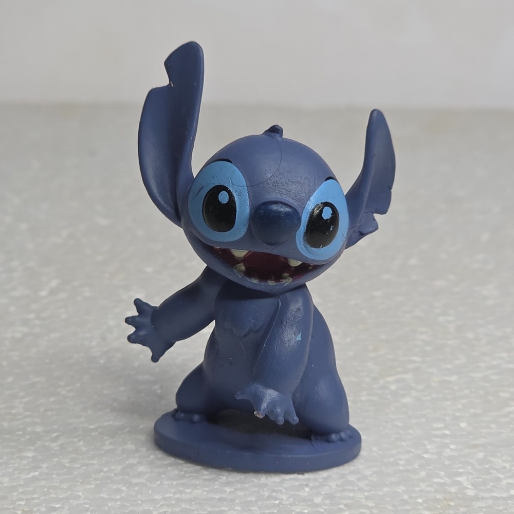 Disney Lilo & STITCH blue standing outstretched arms Cake Topper Figure 2"